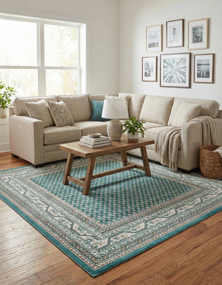 Detail image of 7' 10 x 7' 10 Tribeca Square Rug