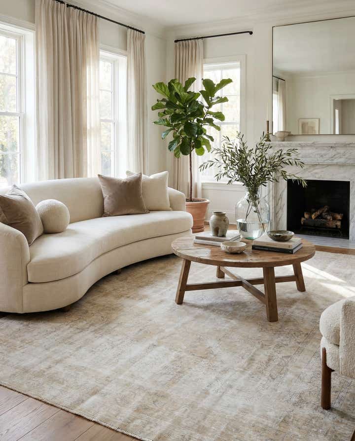 8' 1 x 11' 5 Hand Knotted Ultra Vintage Persian Wool Rug