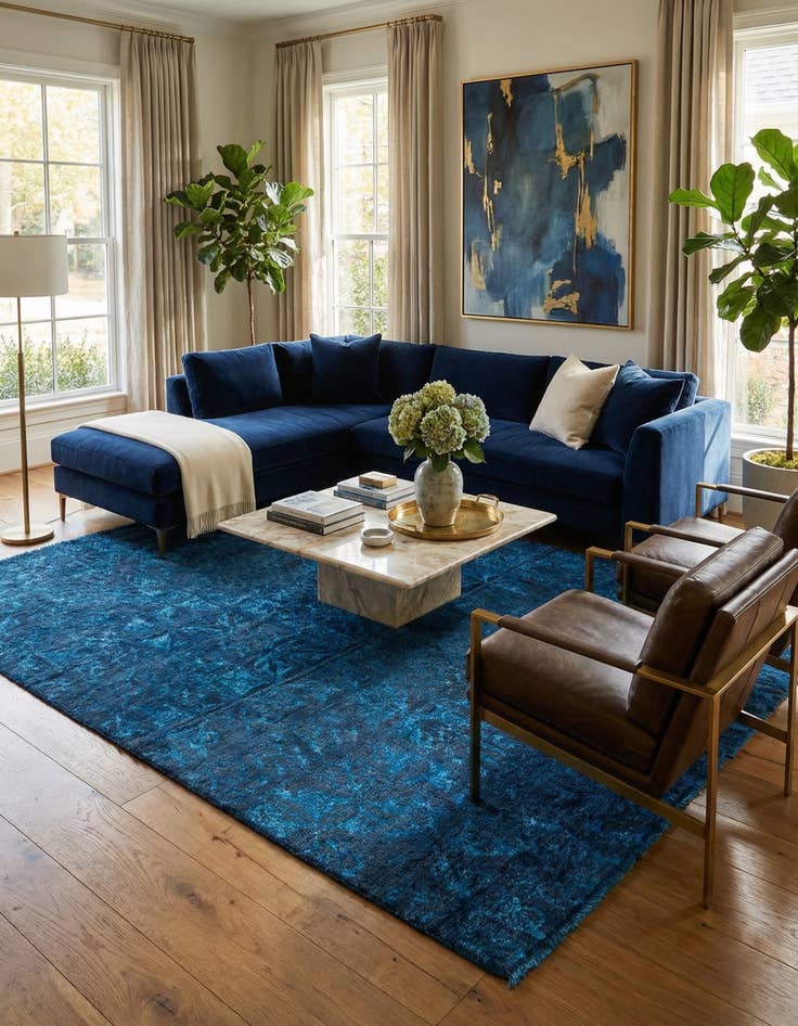 Detail image of 5' 8 x 9' 1  Hand Knotted Darya Rug