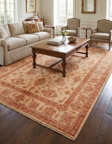 5' 9 x 7' 10 Hand Knotted Ziegler Rug