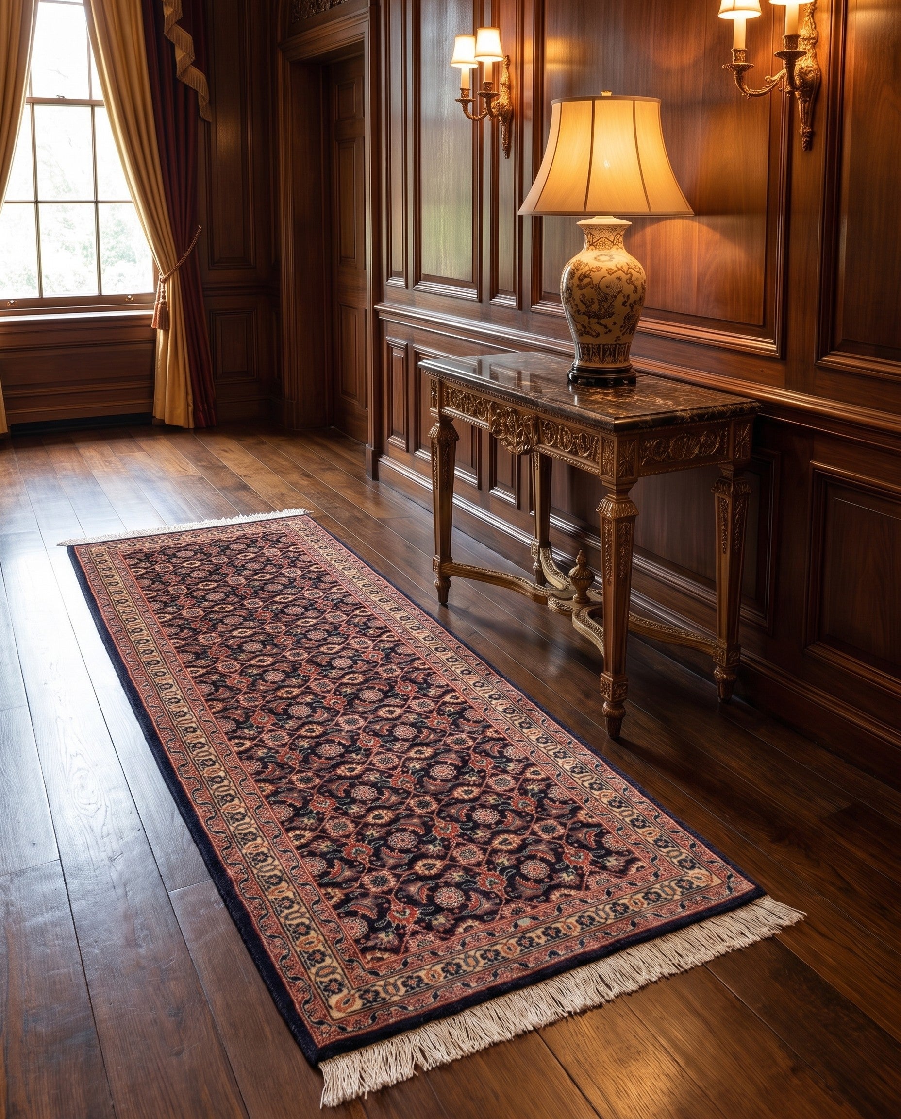 2' 3 x 6' 6 Tabriz Mahi Wool Runner Rug