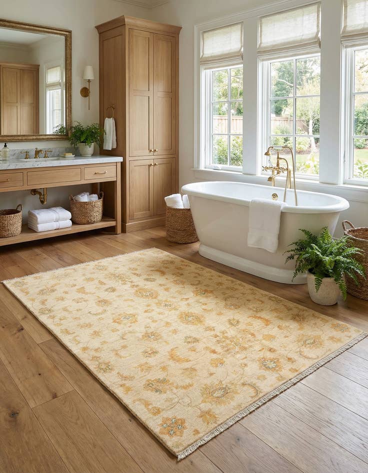 Detail image of 5' 8 x 7' 10 Ziegler Wool Rug