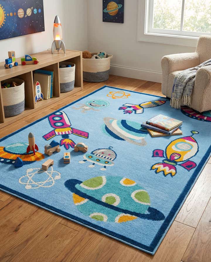 5' 3 x 7' 7 Easy-Clean Indoor / Outdoor Rug