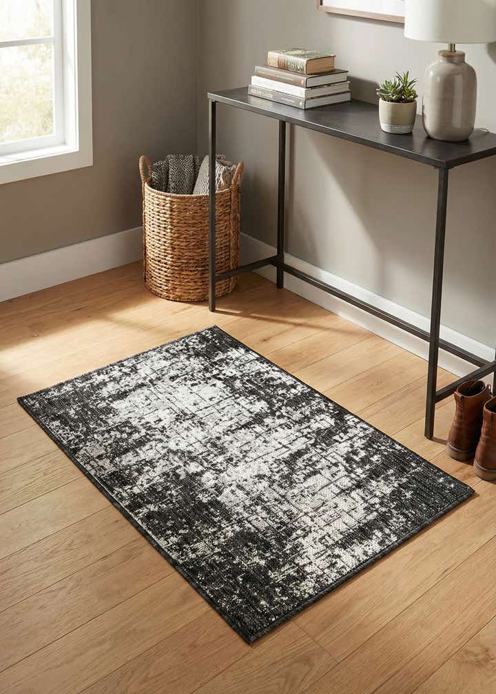 2' x 3' Easy-Clean Modern Indoor / Outdoor Rug