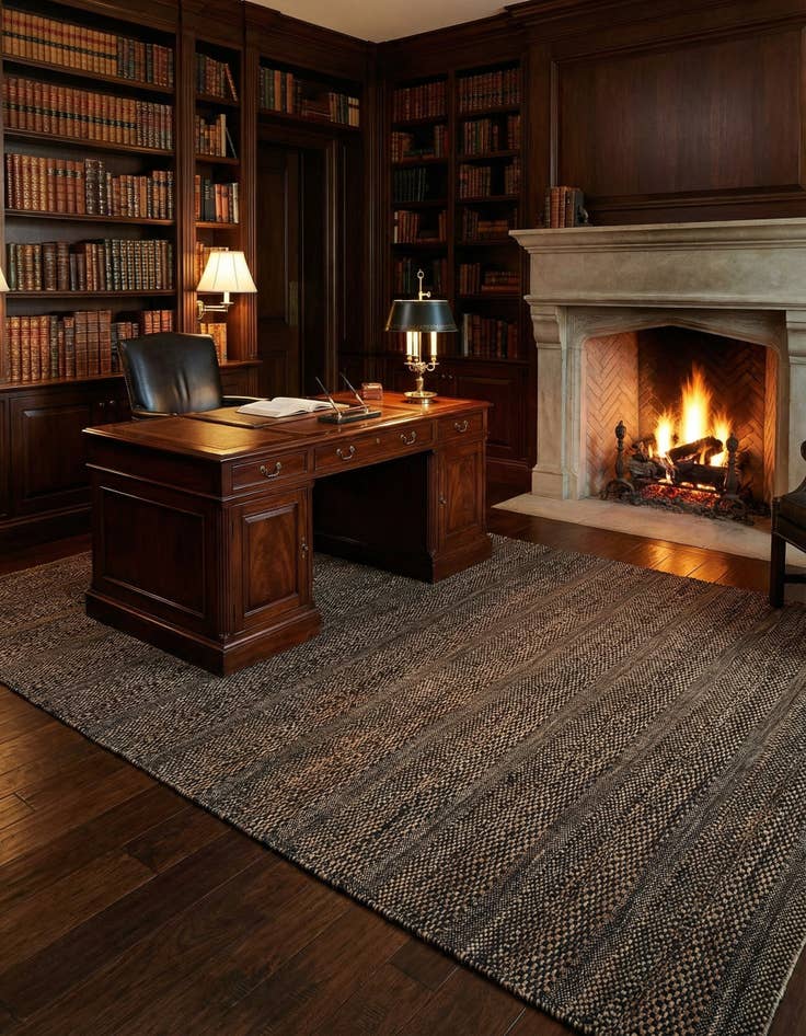 Detail image of 5' 7 x 8' 2 Juma Wool Rug