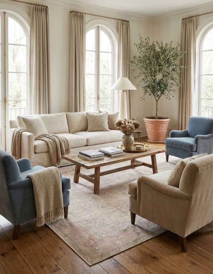 Detail image of  7' 9 x 10' 9  Hand Knotted Ultra Vintage Persian Wool Rug