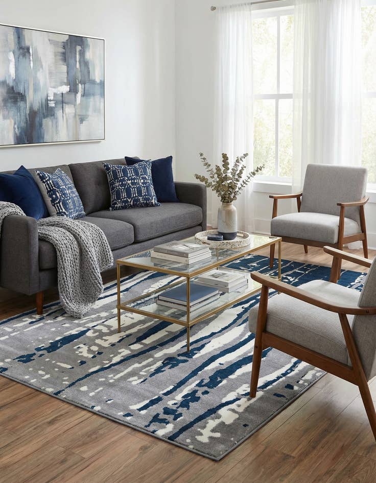 Detail image of 5' 3 x 8' Vince Camuto Rug