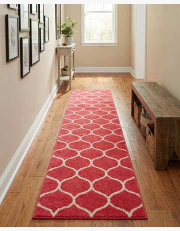 2' x 13' Trellis Frieze Runner Rug