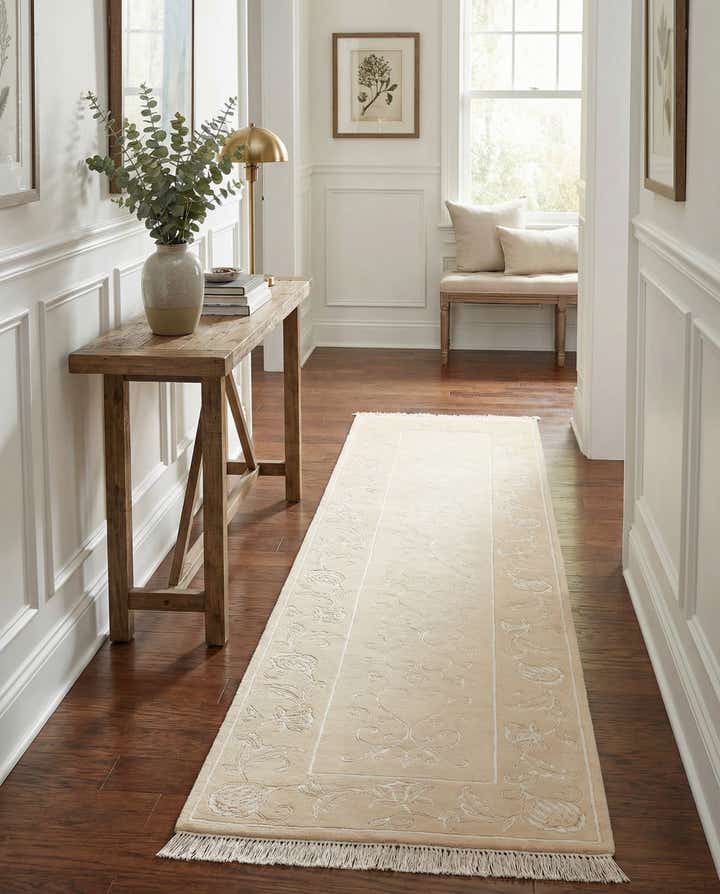 3' 1 x 13' 3 Hand Knotted Darya Wool Runner Rug