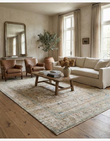 9' 1 x 12' 9 Hand Knotted Ultra Vintage Persian Wool Rug