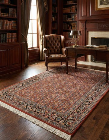 4' x 6' 7 Hand Knotted Bidjar Oriental Wool Rug