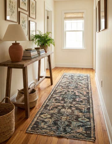 2' 3 x 7' 8 Hand Knotted Ultra Vintage Persian Wool Runner Rug