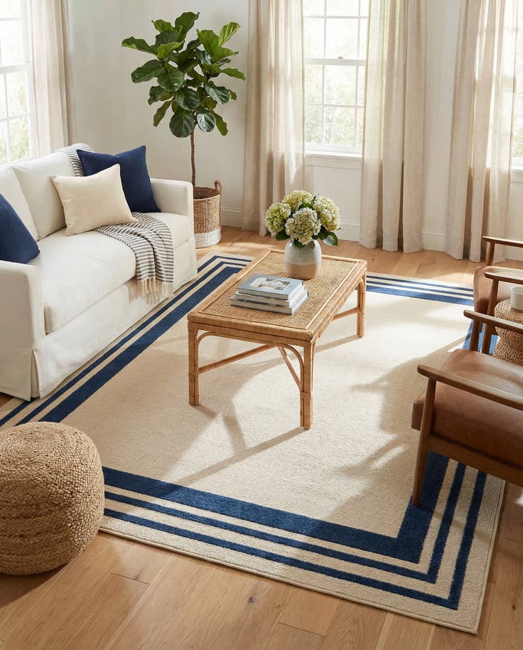 Detail image of 7' 10 x 10' Easy-Clean Aruba Indoor / Outdoor Rug