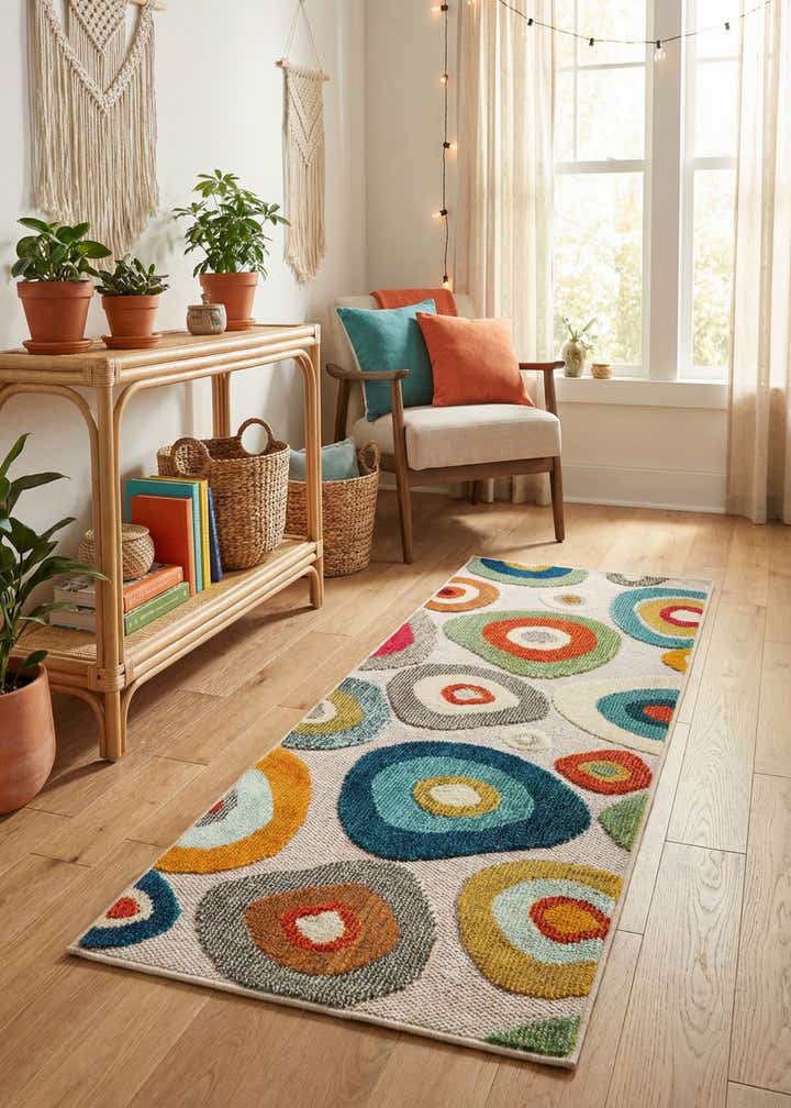 2' x 5' Easy-Clean Casablanca Indoor / Outdoor Runner Rug
