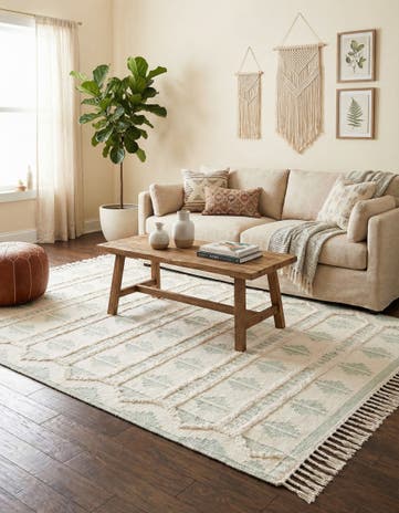 10' x 14' 1 Hand Woven Arizona Wool Rug