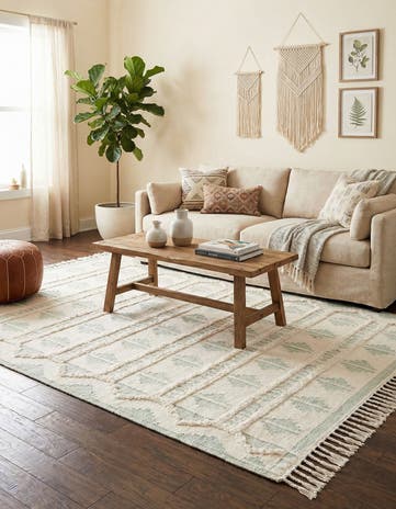 10' x 14' 1 Hand Woven Arizona Wool Rug