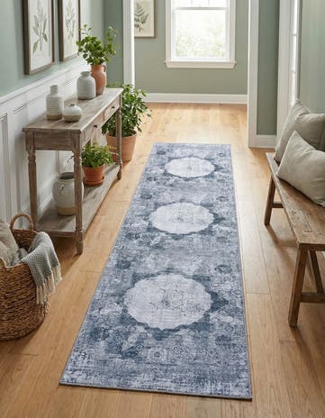 2' x 8' Washable Yara Runner Rug