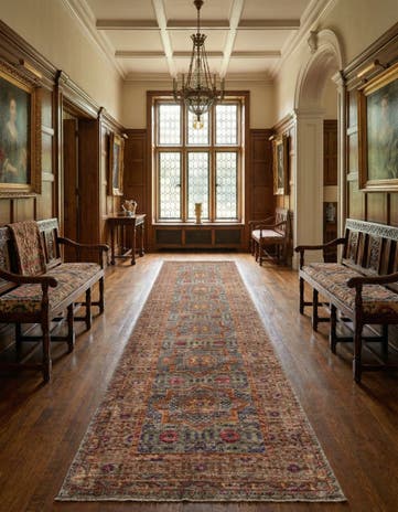 2' 7 x 12' 10 Amina Wool Runner Rug