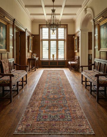 2' 7 x 12' 10 Amina Wool Runner Rug