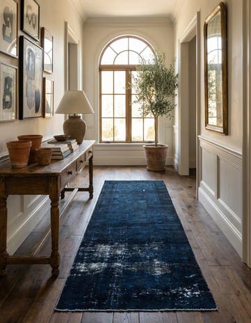 3' 6 x 9' 6 Hand Knotted Ultra Vintage Persian Wool Runner Rug