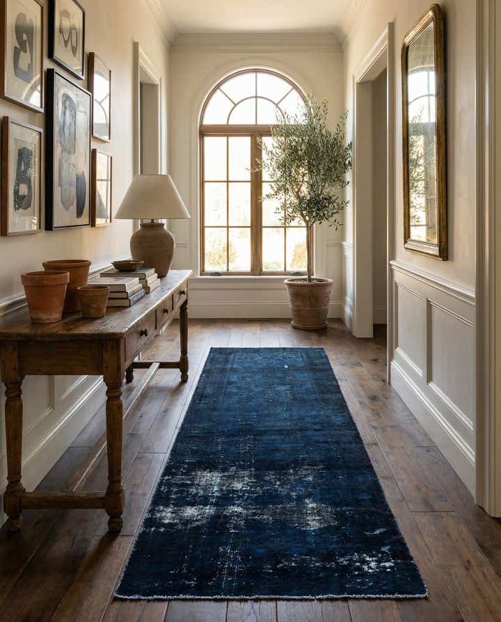 3' 6 x 9' 6 Hand Knotted Ultra Vintage Persian Wool Runner Rug