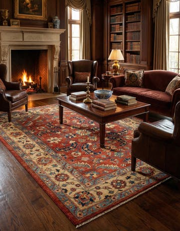 6' 10 x 9' 6 Sara Wool Rug