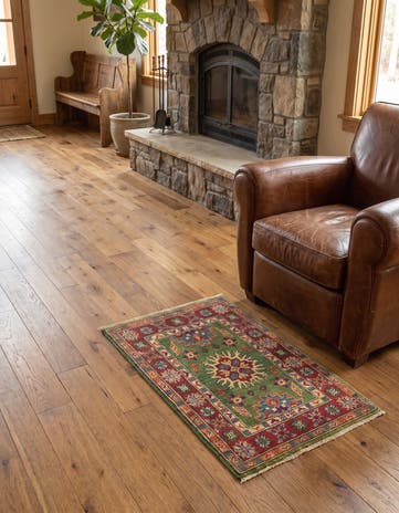 2' x 2' 11 Hand Knotted Kazak Rug