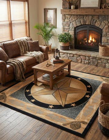7' 10 x 7' 10 Pioneer Square Rug