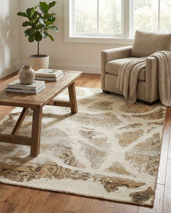 3' 6 x 5' Hand Knotted Ultra Vintage Persian Wool Rug