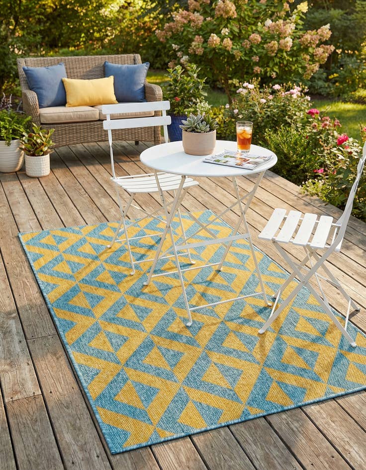 Detail image of 2' x 3'  Washable Jill Zarin Napa Indoor / Outdoor Rug