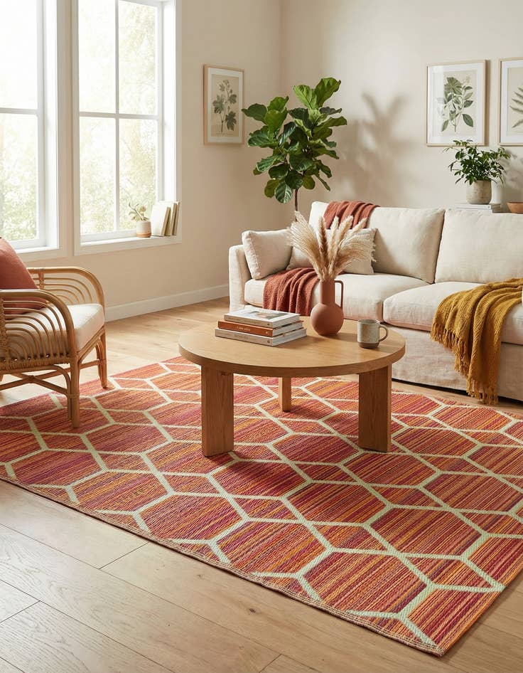 Detail image of  7' 10 x 10'  Washable Vista Breeze Indoor / Outdoor Rug