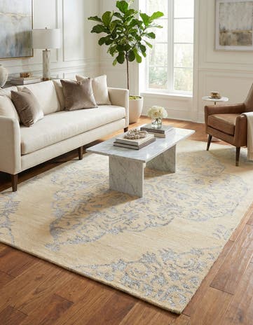 4' 10 x 8' Hand Knotted Darya Rug