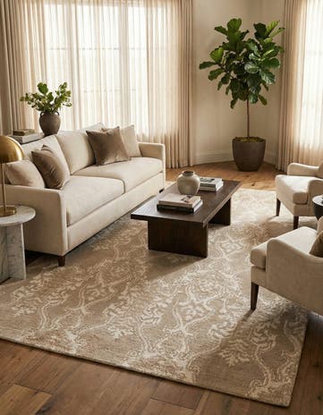 5' 10 x 9' Hand Knotted Darya Rug