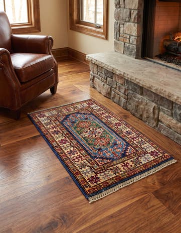 2' 1 x 3' Hand Knotted Kazak Rug