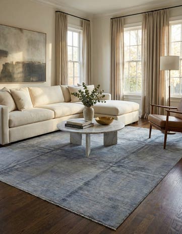 8' 7 x 11' 5 Hand Knotted Modern Ziegler Rug