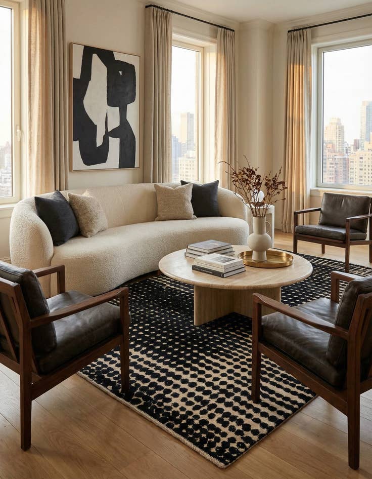 Detail image of 7' 11 x 10' 5  Hand Knotted Darya Wool Rug