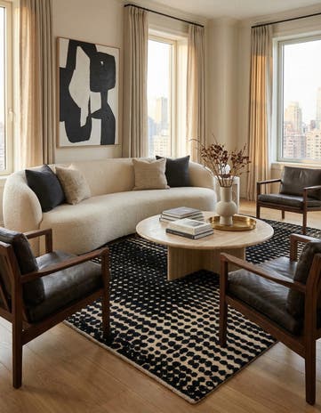 7' 11 x 10' 5 Hand Knotted Darya Wool Rug