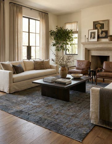 8' 9 x 11' 9 Hand Knotted Ultra Vintage Persian Wool Rug