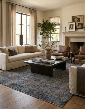 8' 9 x 11' 9 Hand Knotted Ultra Vintage Persian Wool Rug