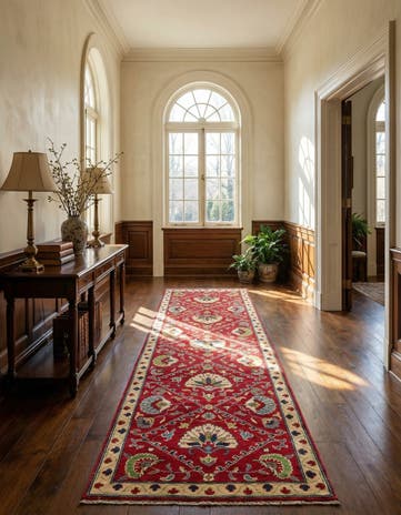 2' 9 x 10' Hand Knotted Kazak Runner Rug