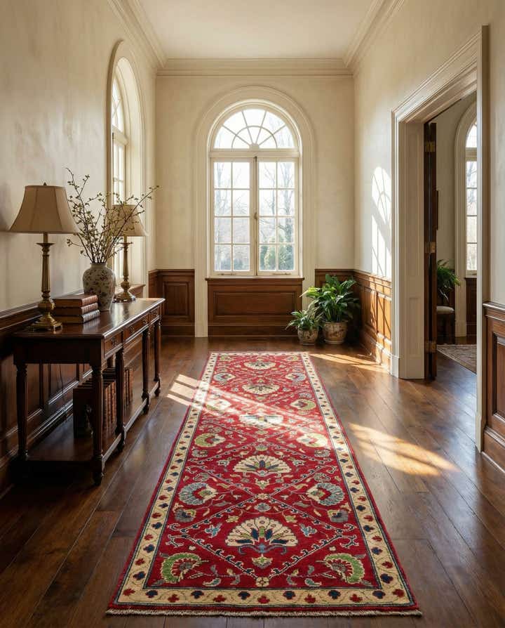 2' 9 x 10' Hand Knotted Kazak Runner Rug