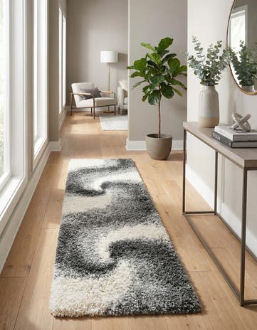 2' 7 x 10' Soft Touch Shag Runner Rug