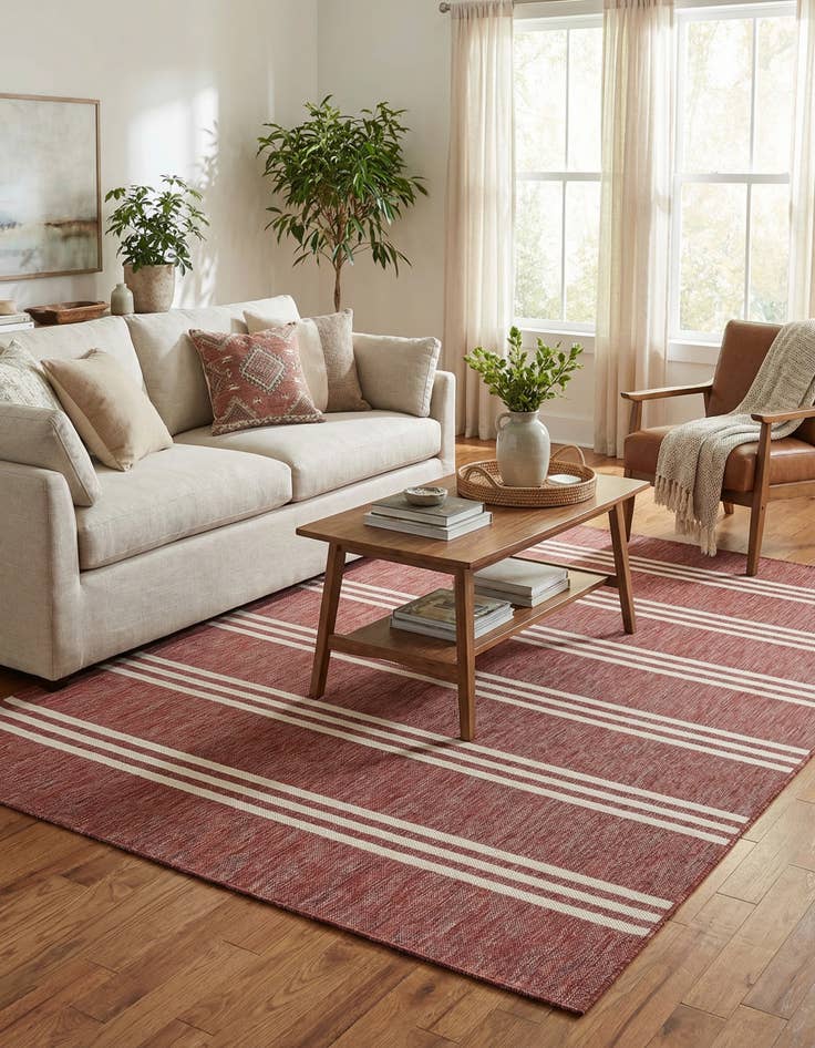 Detail image of 6' x 9'  Washable Jill Zarin Anguilla Indoor / Outdoor Rug