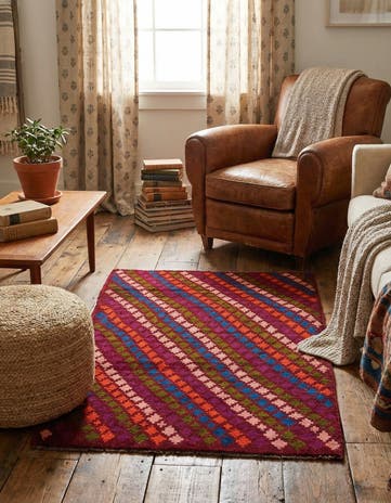 3' 1 x 4' 10 Hand Knotted Balouch Wool Rug
