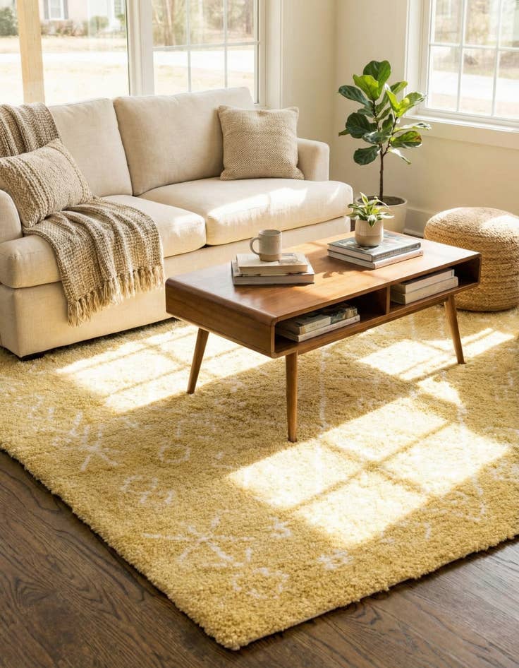 Detail image of 5' x 8' Marrakesh Shag Rug