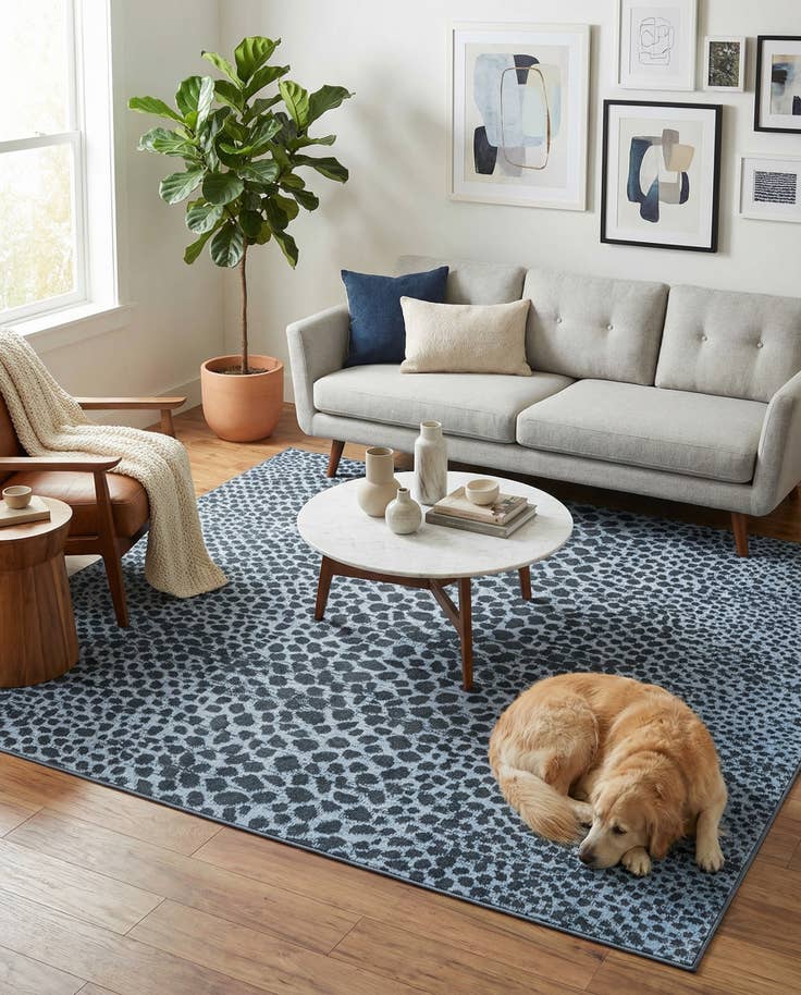 Detail image of 7' 10 x 7' 10 Kamala Washable Square Rug