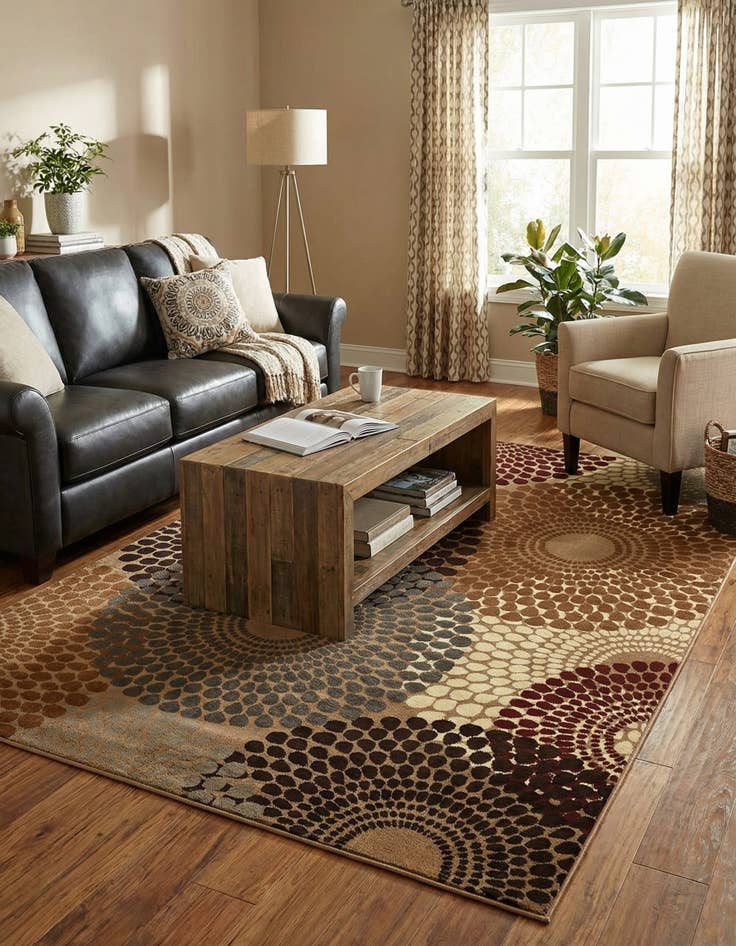 Detail image of 9' x 12' Coffee Shop Rug