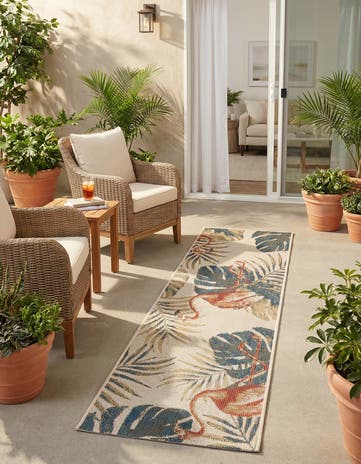 2' x 7' 10 Easy-Clean Baja Indoor / Outdoor Runner Rug