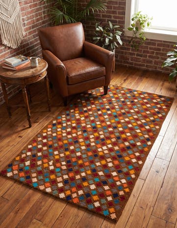 3' 8 x 6' Hand Knotted Balouch Wool Rug