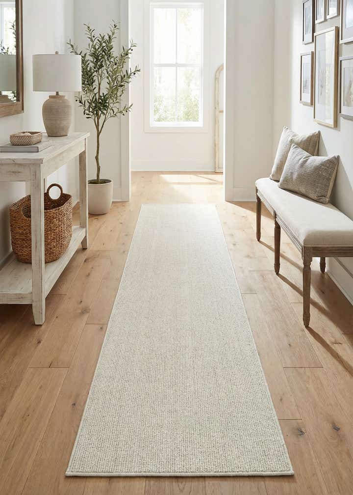 2' 7 x 12' Easy-Clean Solid Indoor / Outdoor Runner Rug